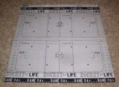 Creative Imaginations Hockey is Life Transparency ~ Art Warehouse ~ 12×12 sheet