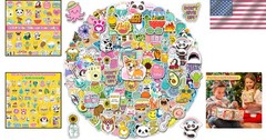 Cute Decals Bulk 200 Pcs Aesthetic Stickers for Kids Water Bottles and Laptops