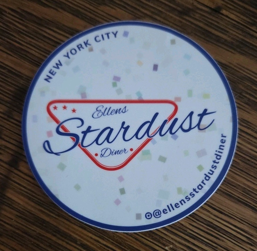 Ellen’s Stardust Diner Sticker, New York City
