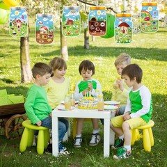 24 Sheet Insect Craft Kit with Bee Ladybug Flower Sticker
