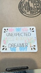 ACEO OOK mixed media art with watercolor 9 available