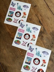 3 Louis Vuitton Luggage Sticker Sheets “The Book #7” Japan Asian Limited Edition