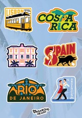 MINI Travel Stickers – 65 Locations!