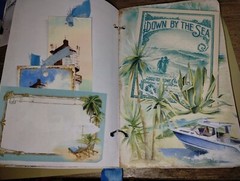 Sea Ocean Beach Junk Journals Scrapbook USA Seller