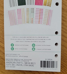 NEW Heidi Swapp Planner Stickers Fresh Start Clear & Hello Beautiful Gold Foil