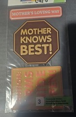 Vintage Phrase Cafe Mother theme 3-D Metal stickers