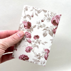 Romantic Pink Floral Background Stickers Valentine’s Day Junk Journal Collage