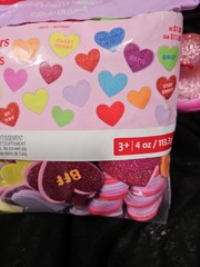 Valentine’s Day Bundle-HEART FOAM Stickers- TABLE SCATTER- RUBBER DICKIES.