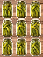 Jar Of Pickles Die Cut Vinyl Stickers Scrapbooking Laptop Waterbottle