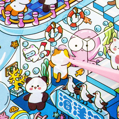 20 Sets 3D Sticker Scene Book, Cute Cartoon Room Scene Stickers, Crafting Gifts