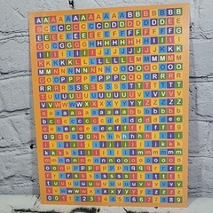 Scrapbooking Stickers Alphabet Letters ABCs Lot Of 6 New Complete Sheets