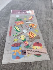 Sticko Stickers Camping Summer Camp Kids Outdoors Scrapbooking RETIRED NEW #28