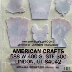 Sticko Stickers FRENCHIE FRIES Scrapbooking EK Success 10 Pieces 52-01645
