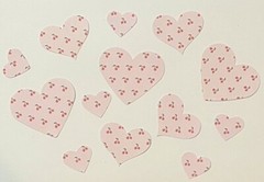 450+ Super Fun Heart Die Cuts Mixed Pink Pack Valentines Embellishment/Ephemera