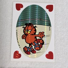 Vintage 1987 Garfield Prism Hologram Vending Machine Stickers Lot Of 11 NOS
