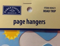 ROAD TRIP PAGE HANGER(2pc)Karen Foster•Vacation•Getaway•Holiday •Disneyland•Trip