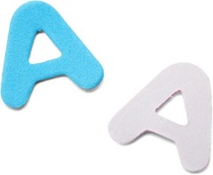 Vibrant Adhesive Foam Letters – 50 Sets, 6 Colors