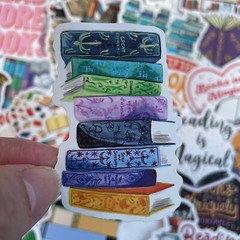 50pcs BOOK stickers, book lovers, teachers, waterproof, FREE shipping*