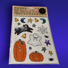 Vintage Halloween Letters Spooky Stickers Frances Meyer 1997 ProvoCraft Designer
