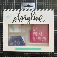 Heidi Swapp Storyline NIB Deck of Days 76 -Life Happens -Scrapbook-Journal