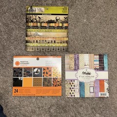 Halloween Card Stock Books
