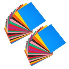 40 Pcs Color Corrugated Paper Construction Multi Coloured Colored Cardboard