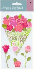 RARE Jolee’s Boutique 3-D BOUQUET OF LOVE Valentine Theme 67742 Fast FREE Ship!
