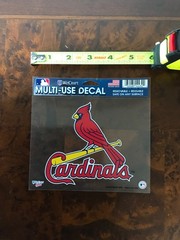 MLB Multi-Use Decal Reusable/Removable – WinCraft -NEW- ST. LOUIS CARDINALS