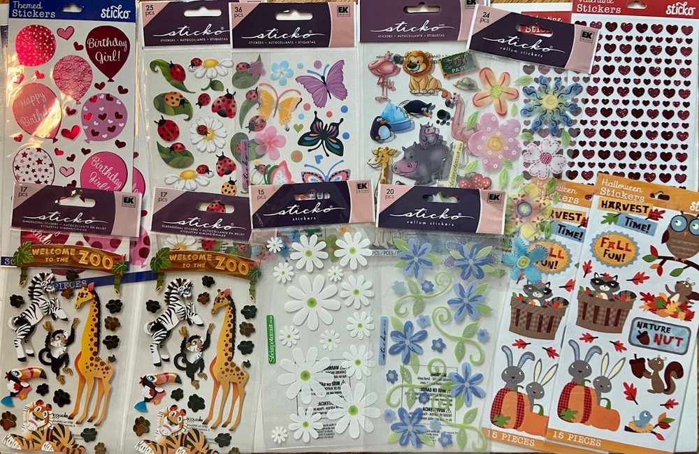 Sticko & Stickopotamus Stickers YOU CHOOSE! NEW! Ships Free! Listing #6