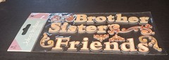 Jolee’s Boutique SISTER BROTHER FRIENDS Scrapbooking Stickers NEW