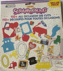 ALL OCCASIONS Die-Cut (110+pc) Memories Forever•Frames•School •Toys•Card Making•