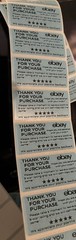 100pc Thank You for Your Purchase eBay Stickers Labels ENVELOPE LABELS 2″x1”