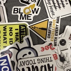 Lot Of 50+ Stickers Sarcasm Witty Rude Funny And More