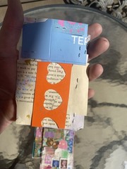 Unique Handmade Ephemera, Scrapbook,Junk Journal,tag,embellishment Mixed Media