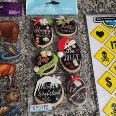 Lot Of Misc Craft Book Stickers Recollections K&C Sticko Jolees