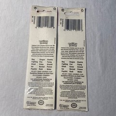 Vintage 90s Pokemon Stickers Packs: Water + Normal Element (1999, Nintendo) SEAL
