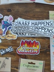 HUGE LOT of Stickers, Iron On, transfers Craft Lot w/12″x9″ Zippered storage bag