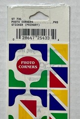 NIP PHOTO CORNERS STICKERS by Frances Meyer, Inc. – Red Yellow Purple Green