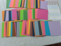Large Lot Scrapbooking Square And Rectangle Embellishment Papers