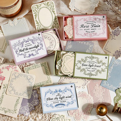120Pcs Vintage Scrapbooking Letter Writing Paper for Journaling Supplies, Aesthe