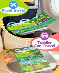 Reusable Sticker Books for Kids, Sticker Books for Toddlers, Toddler Travel T…