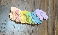 120 Pc Baby Outfit Die Cuts With Hanger 3 Sizes, 10 Colors, So Cute!