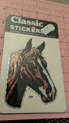 Vintage Classic Stickers BJ Decal Specialties Horse New Pack