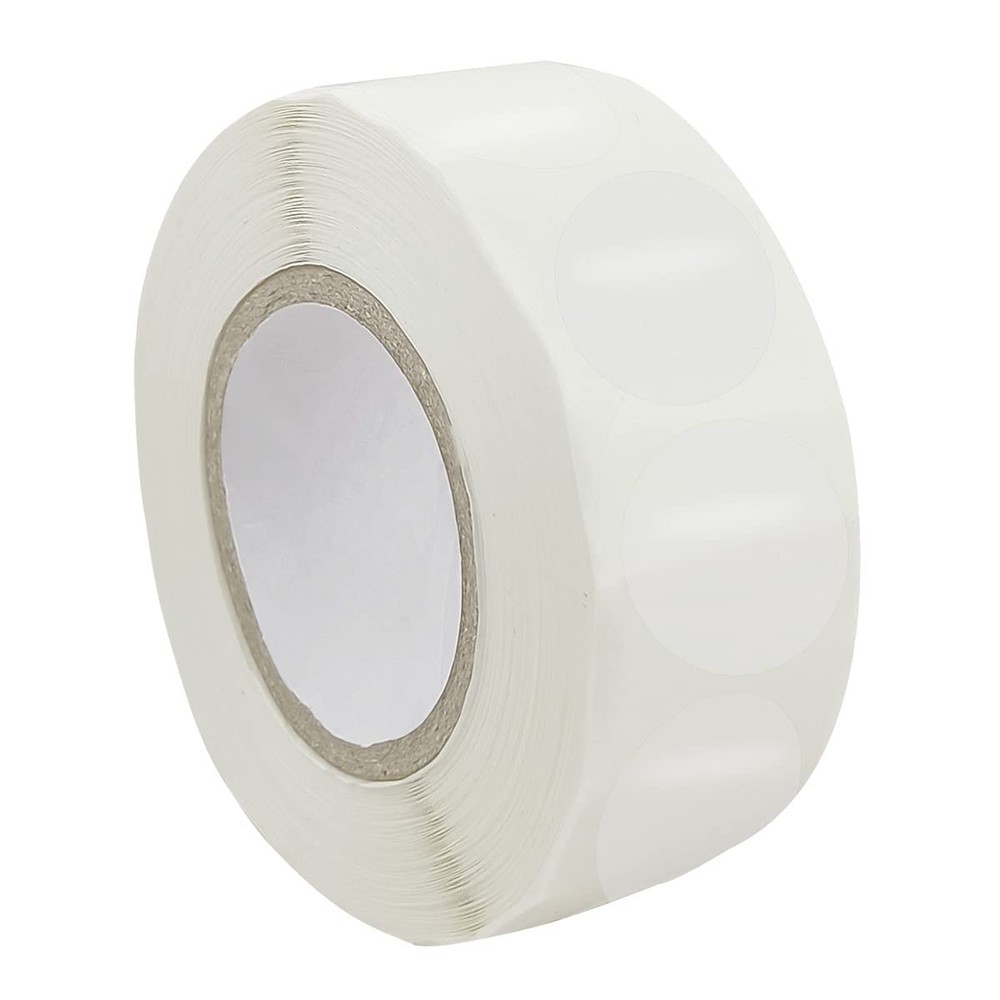 1000 Pcs 1 Inch Round Clear Envelope Seals Stickers for Packaging Mailing