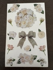 Vintage Mrs. Grossman’s Flowers and Bows 6 sheets 4×6