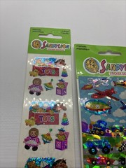 Sandylion Prismatic Transportation Stickers Cars, Planes, Boats & Toys