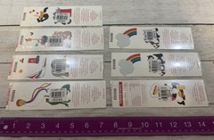 Vintage Mrs. Grossman’s Sticker Lot of 7 pkgs Rain Sailboat Baby Apple Party TB8