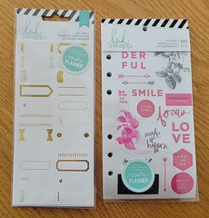 NEW Heidi Swapp Planner Stickers Fresh Start Clear & Hello Beautiful Gold Foil