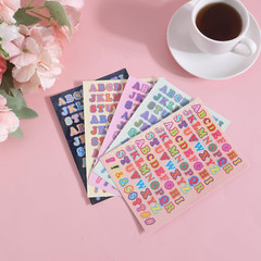 15 Sheets Colorful Letter Stickers – 1320Pcs Cute Self Adhesive Alphabet Sticker
