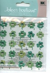 Shamrock Four leaf Clover Lucky Irish St. Patrick Ireland Word PICK stickers